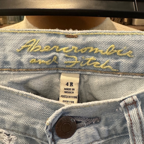 Vintage MADISON Abercrombie and Fitch DISTRESSED FLARE Jeans | 90's | 4R - Picture 7 of 14